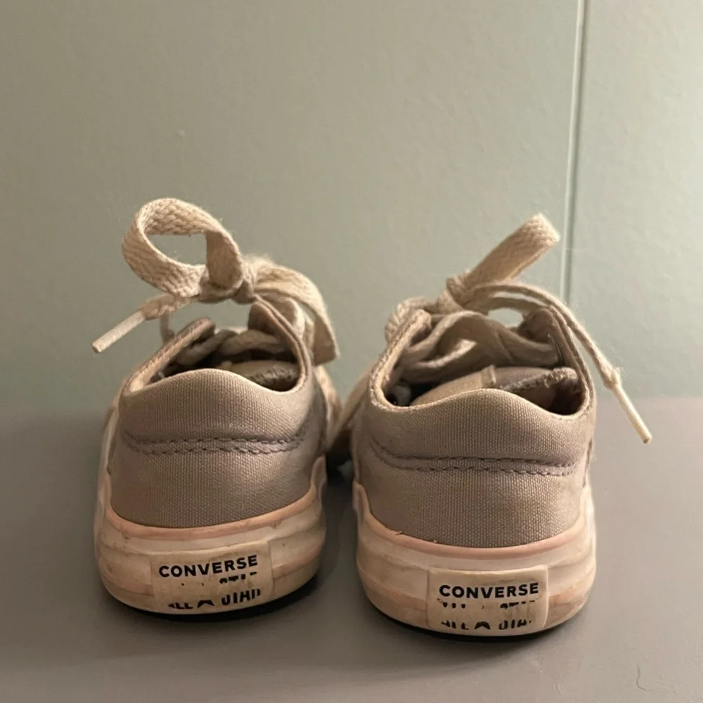 Grey & Pink Converse